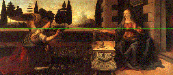 da vinci the annunciation