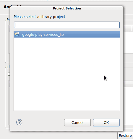 Google Play Hizmetlerini Androide Ekleme 5 android play services add library