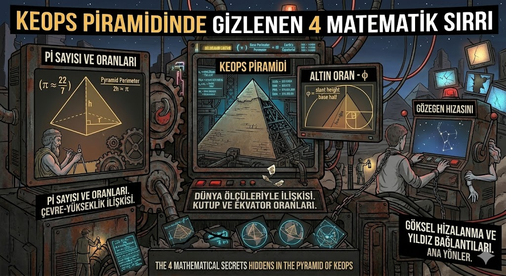 Evrenin Geometrik Kusursuzluğu: Keops Piramidinde Gizlenen 4 Matematik Sırrı 2 image