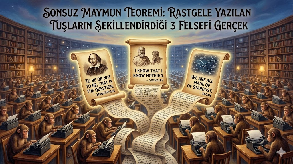 Sonsuz Maymun Teoremi: Rastgele Yazılan Tuşların Şekillendirdiği 3 Felsefi Gerçek 14 Sonsuz Maymun Teoremi