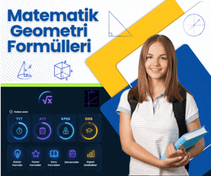 Matematik Geometri Formülleri